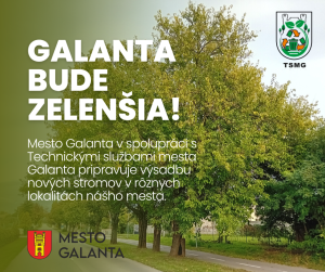 Výsadba nových stromov na území mesta