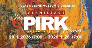 Výstava Ján Pirk- Retrospertív