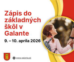 Zápis do základných škôl v Galante