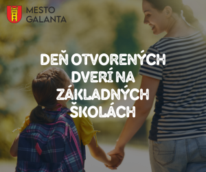 Deň otvorených dverí základných škôl