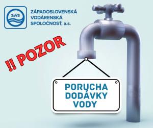 Havária/porucha dodávky vody