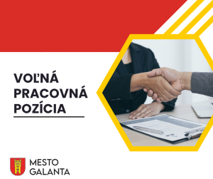 Voľná pracovná pozícia
