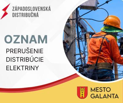 Plánované prerušenie distribúcie elektriny 29. septembra 2026 v Nebojsa č. 19