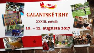 Termín konania Galantských trhov 2017 1