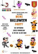 Pozvánka na Mini halloween party v rodinnom centre Bambuľkovo