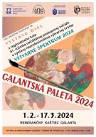 Pozvánka na výstavu Galantská paleta 2024