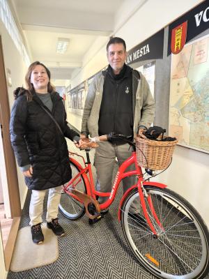 Výherca retro bicykla zo súťaže GalaKARTA