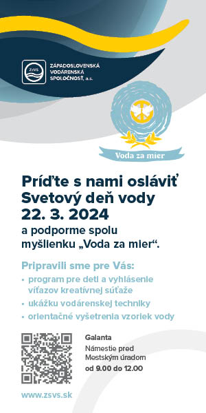 Pozvánka na Svetový deň vody 2024 v Galante
