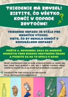 Triedenie má zmysel! -  analýza odpadu v meste 1